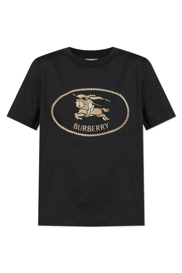 Tシャツ・カットソー BURBERRY Women Tops 8073028A1189 BLACK Burberry T-Shirt In Black - 33% Off | Editorialist